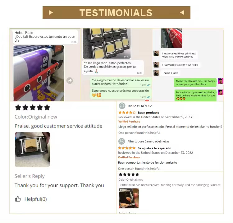 Customer reviews of Roland printheads